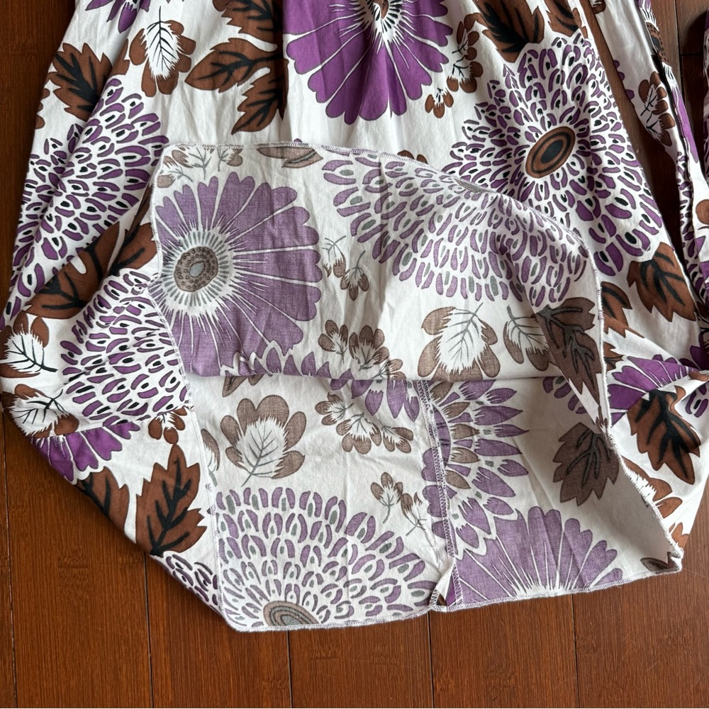 Floral Purple and Brown Ruby Rox Women's Dress Size 5 - Picture 5 of 10